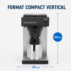 Professionele Koffiezetapparaat 2 L RVS AISI 304 — Filter CHR