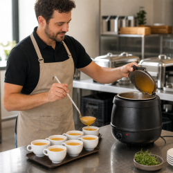 Elektrische Soepterrine Pro 9 L 400 W — Thermostaat 30-80 °C