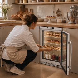 Mini Glazen Koelkast 170 L 0/+8 °C - Dynasteel