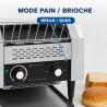 Toaster Convoyeur Professioneel 2200 W Inox — Dynasteel