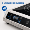Induction Plate Pro 3500 W 8 Levels Timer | Dynasteel