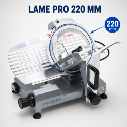 Professionele Ham Snijmachine 220 mm 120 W met Zwaartekracht