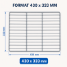 Grid for Refrigerated Table 430 x 333 mm