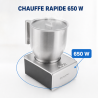 Melkopschuimer 0,4 L 650 W Inox – Dynasteel