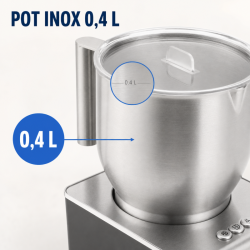 Milk Frother 0.4 L 650 W Stainless Steel – Dynasteel