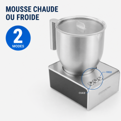 Melkopschuimer 0,4 L 650 W Inox – Dynasteel