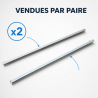 Paar Glijrails voor Saladette 548 mm — Dynasteel