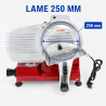 Zwaartekracht Ham Snijmachine 250 mm 150 W Aluminium
