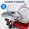 Schwerkraft-Schneidemaschine für Schinken 250 mm 150 W Aluminium