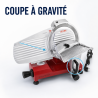 Zwaartekracht Ham Slicer Ø 220 mm 120 W Rood
