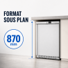 Negatieve RVS Koelkast 170 L -18°C Onderbouw