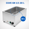 Bain-Marie Professionnel GN 1/1 20 L 1200 W Inox