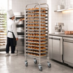 Stainless Steel Pastry Rack 16 Levels 600x400 | Dynasteel