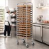 Edelstahl-Backleiter 16 Ebenen 600x400 | Dynasteel