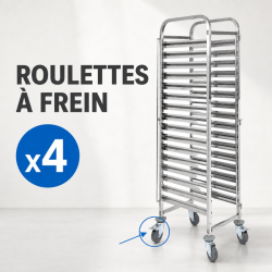 Stainless Steel Pastry Rack 16 Levels 600x400 | Dynasteel