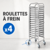 Stainless Steel Pastry Rack 16 Levels 600x400 | Dynasteel