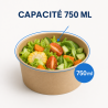 Bol à Salade Kraft 750 ml Ø150 mm — Lot de 300