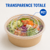 PET-deksel Ø 165 mm voor Salade Kom 1300 ml - x300