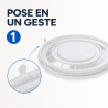 PET-deksel Ø 165 mm voor Salade Kom 1300 ml - x300