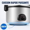 Professionele Rijstkoker 12 L 2850 W Inox — CHR