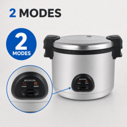Professionele Rijstkoker 12 L 2850 W Inox — CHR