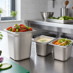 Bac Gastro GN 1/6 Inox Diepte 200 mm - 3,4 L