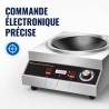 Wok op Inductie Pro 3500 W Inox — Concaaf Gebied Ø227