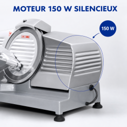 Professionele ham snijmachine 250 mm 150 W met zwaartekracht
