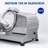 Professionele ham snijmachine 250 mm 150 W met zwaartekracht