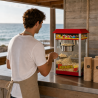 Professionele Popcornmachine 1400 W — RVS Kom