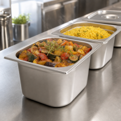 Bac Gastro GN 1/2 Inox Diepte 200 mm 12,5 L