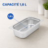 Gastro GN 1/4 Stainless Steel Pan — Depth 65 mm — 1.8 L