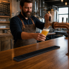 PVC-Bar-Matte 59 cm Schwarz — Abtropfgestell Theke CHR