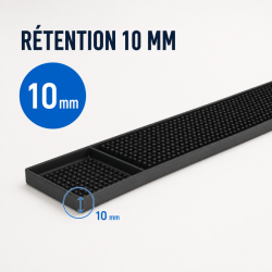 PVC Bar Mat 59 cm Black — Drip Tray Counter CHR