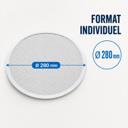 Plaque à Pizza Perforée Ø 280 mm Aluminium — Dynasteel
