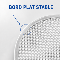 Perforiertes Aluminium-Pizzagitter Ø 500 mm - Pro