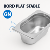 Gastro GN 1/9 Stainless Steel Pan - Depth 65 mm - 0.6 L