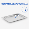Bac Gastro GN 1/2 Inox - 20 mm - 1 L - Dynasteel