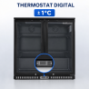 Refrigerated Back Bar 209 L 2 Glass Doors — Ventilated