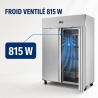 Negatieve Kast 1400 L RVS 2 Deuren GN 2/1 Geventileerd
