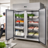 Positieve Koelkastkast 1400 L RVS GN 2/1 – 2 Deuren