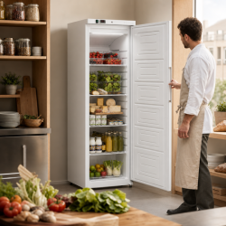 Belüfteter Kühlschrank 306 L +2/+8 °C Volltür