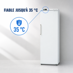 Belüfteter Kühlschrank 306 L +2/+8 °C Volltür