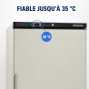 Edelstahl-Gefrierschrank 510 L Belüftet -18/-22 °C