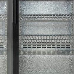 Rückkühlschrank 320 L 3 Schiebetüren aus Glas