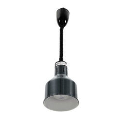 Black Dynasteel Heat Lamp - Keeps warm for professionals