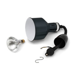 Black Dynasteel Heat Lamp - Keeps warm for professionals