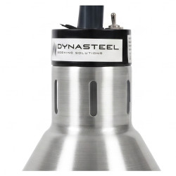 Silver Conical Heat Lamp Dynasteel - Keeps food warm for catering professionals