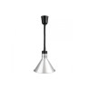 Lampe Chauffante Conique Argentée Dynasteel - Maintien des aliments chauds pour les professionnels de la restauration