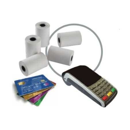 Thermisch papierrol voor betaalautomaat creditcards - 57 x 40 mm - Set van 10